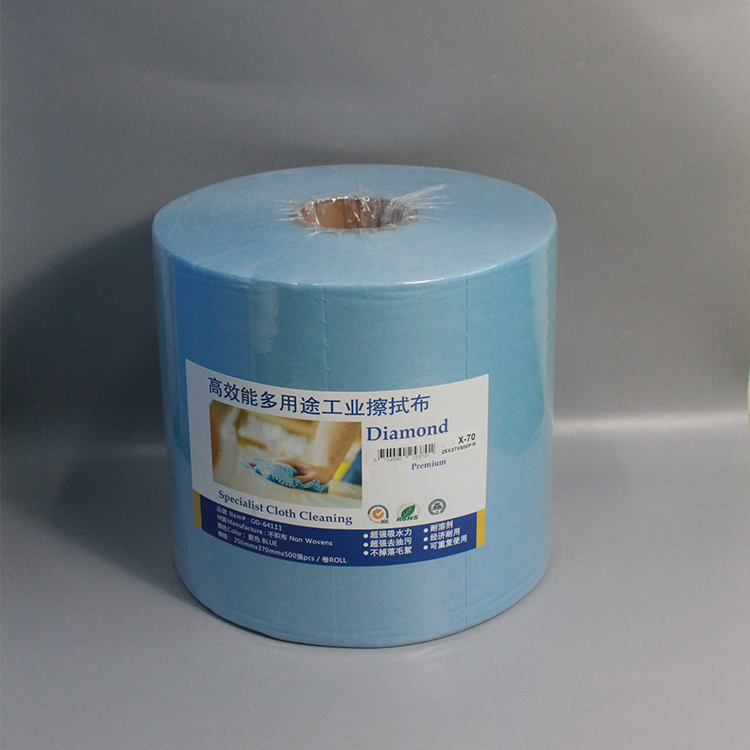 High Quality Low Lint Cleaning Paper Best Clean Cleanroom Wiper Industrial Cleaning Cloth Roll