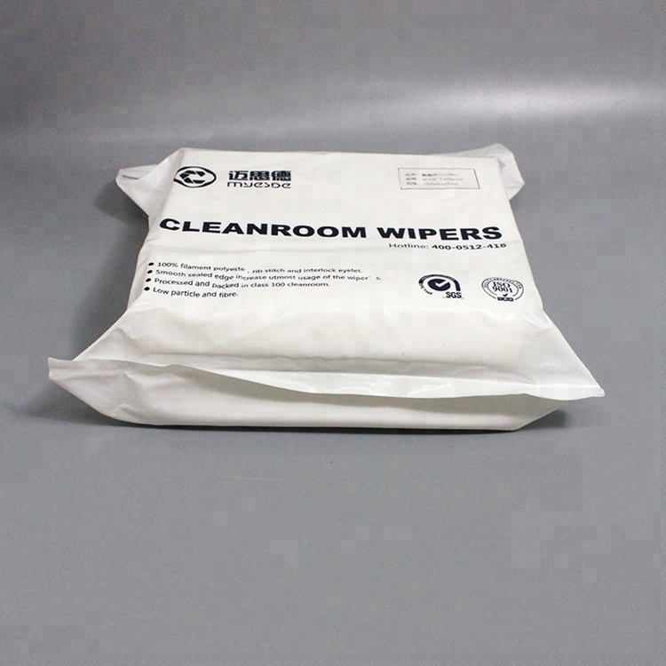 wholesale Dustless Polyester Supply Cleanroom Knitted Wiper 1009D