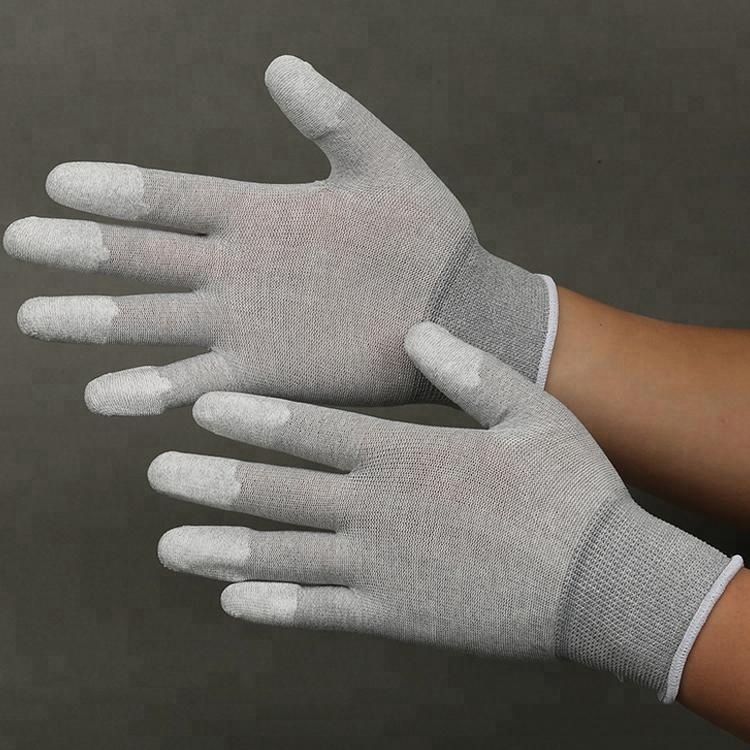 High Quality Esd Top Fit Pu Coated Gloves