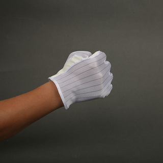 New style wholesale antistatic polyester esd cleanroom gloves