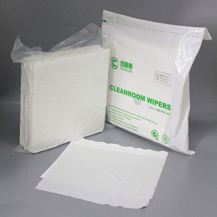 115g Best Clean High Quality Laser Sealed Lint Free 100% Polyester Lint free cleanroom wiper