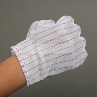 Double sided ESD gloves for industrial