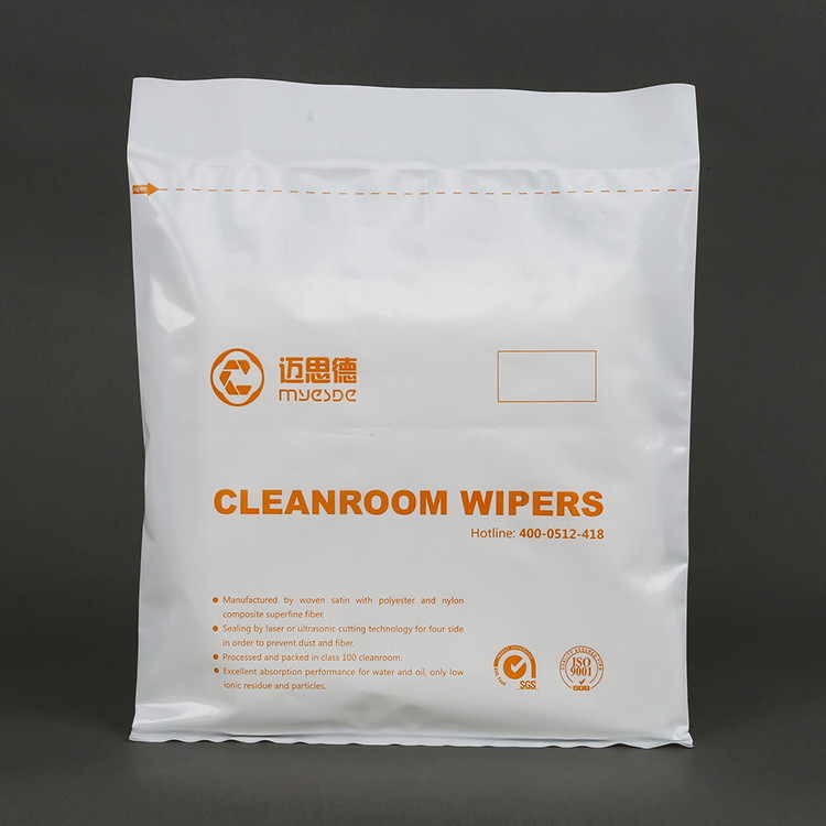 Industrial Lint Free Cleaning Cloth Cleanroom Polyester Wiper