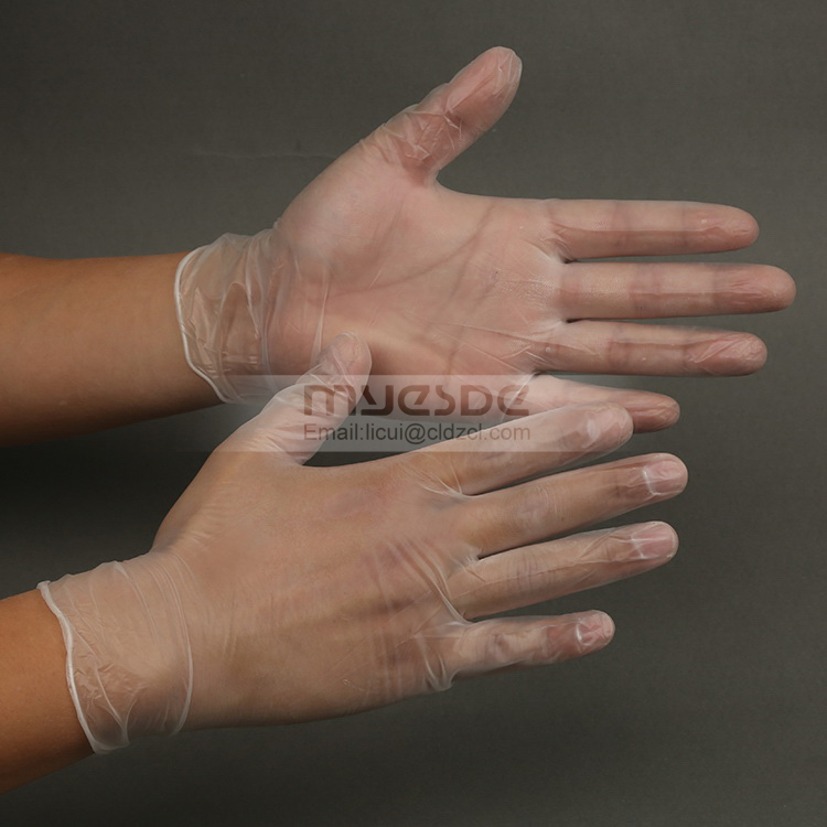 9inch disposable PVC gloves for industry