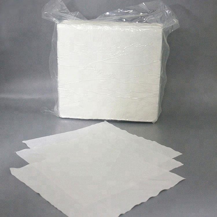 9*9inch High Quality 145gsm Class 100 Polyester Cleanroom Polyester Wipe