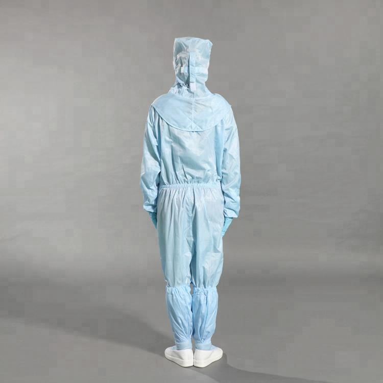 Unisex Colorful Cleanroom ESD Garment Antistatic Work Uniform