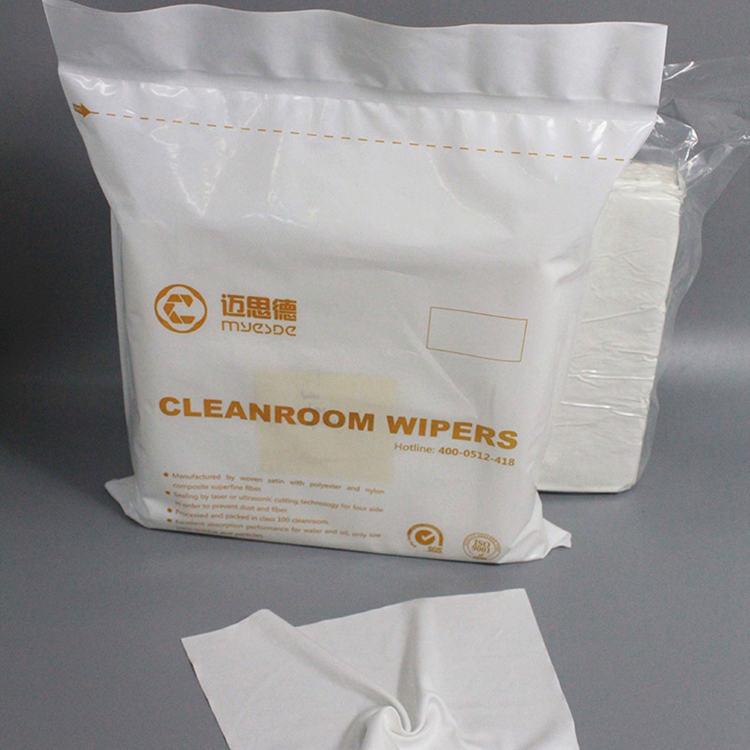 Laser Cut Class 100 Clean Room Wipes Polyester Cleanroom Wipes