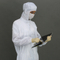 Long Sleeve T Shirt Suit Polyester Cleanroom Garments protected clothing