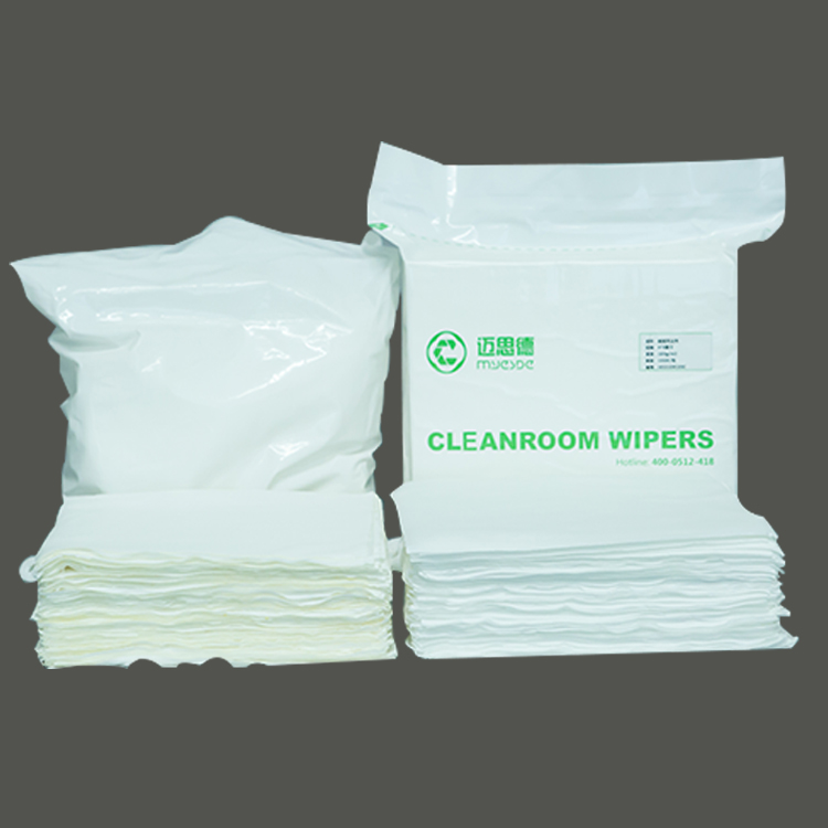 4"x4" Clean Class 10 Laser Cutting Lint Free Cleanroom Microfiber Cleanroom Wiper for clean room
