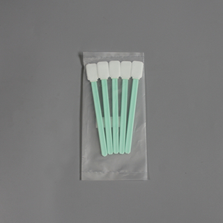 Long Handle Dust Free Cleanroom Polyester Swabs for PCB