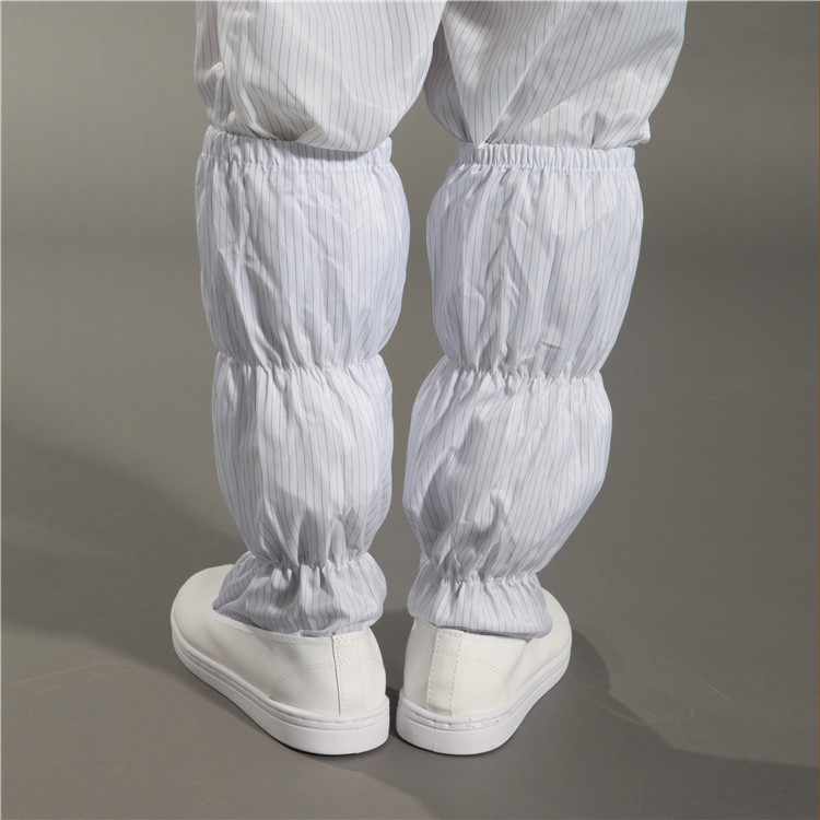 Workshop Dust-free Cleanroom PU Canvas ESD Long Booties Cleanroom ESD Safety booties Industrial Workerwear Antistatic Booties
