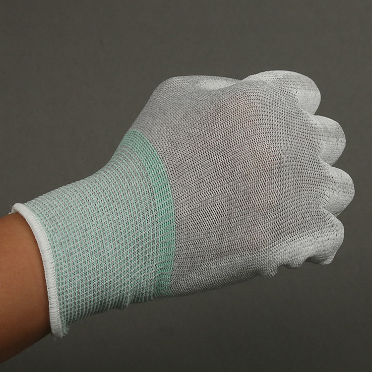 PU Coated Nylon ESD Top Fit Gloves