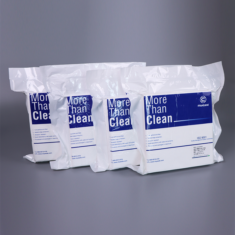 Multi Purpose Lint Free Electronic Cleaning Polyester Wiper Cleanroom Wiper 100% Polyester Class 100 Cleanroom